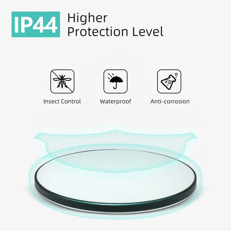LED Ceiling Lamps Chandelier Panel Lamp IP44 Waterproof Bathroom Ceiling Lights Indoor Lighting for Bedroom Living Room Luminair