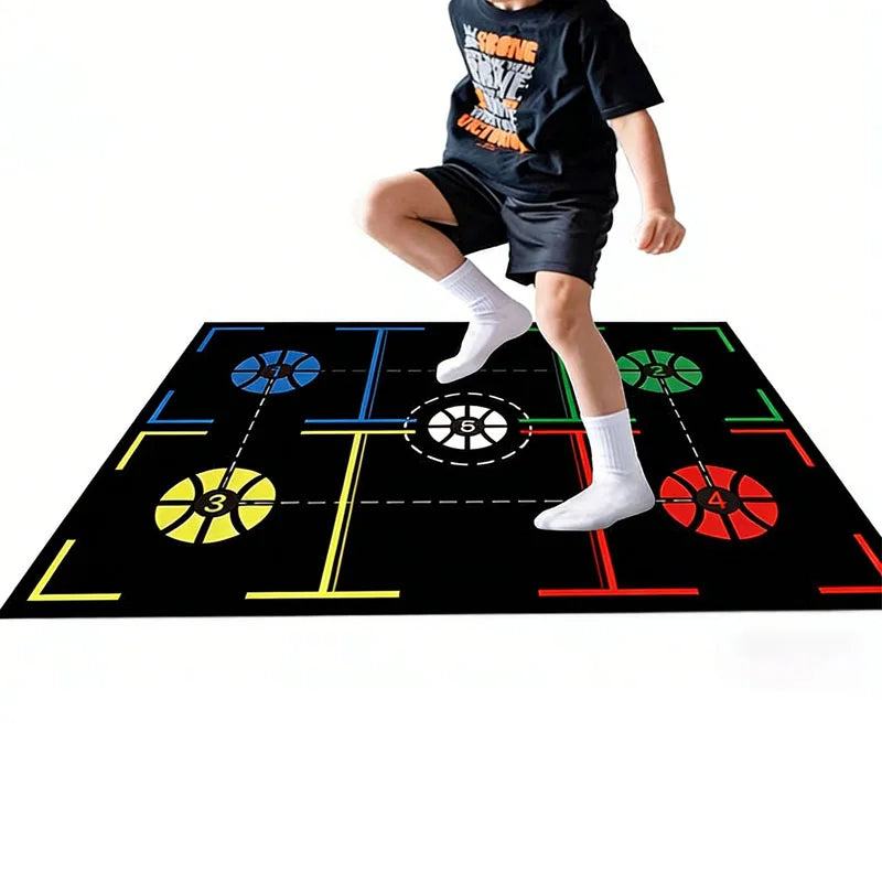 Basketball Train Mat  Non Slip Soundproof Material Training Anti Slip Mats Stain Easy To Maintain Indoor Water Absorption