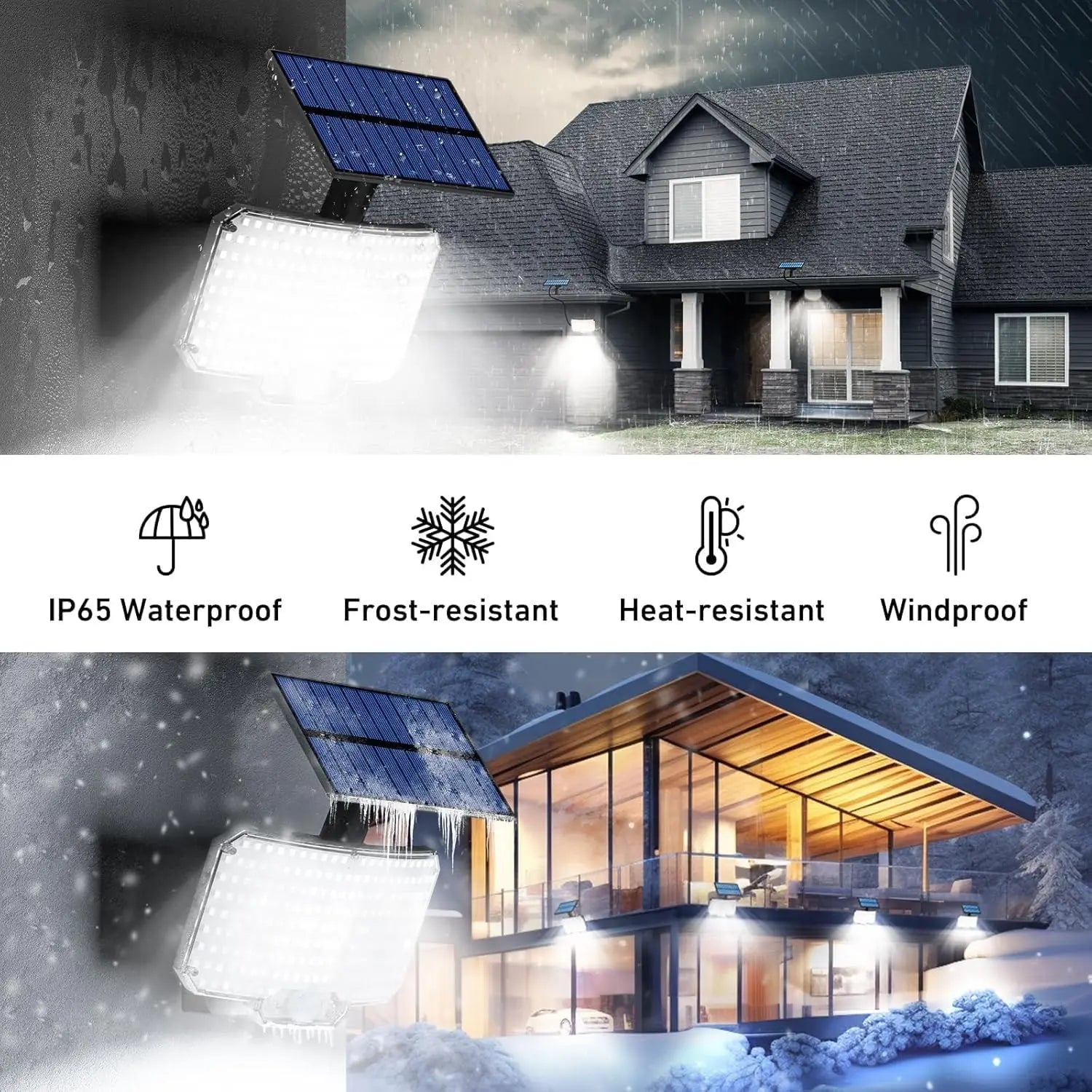 LED Solar Security Lights Motion Sensor Outdoor 234LED Flood Light IP65 Waterproof Wall Lamp Solar 3 Mode for Garden Garage