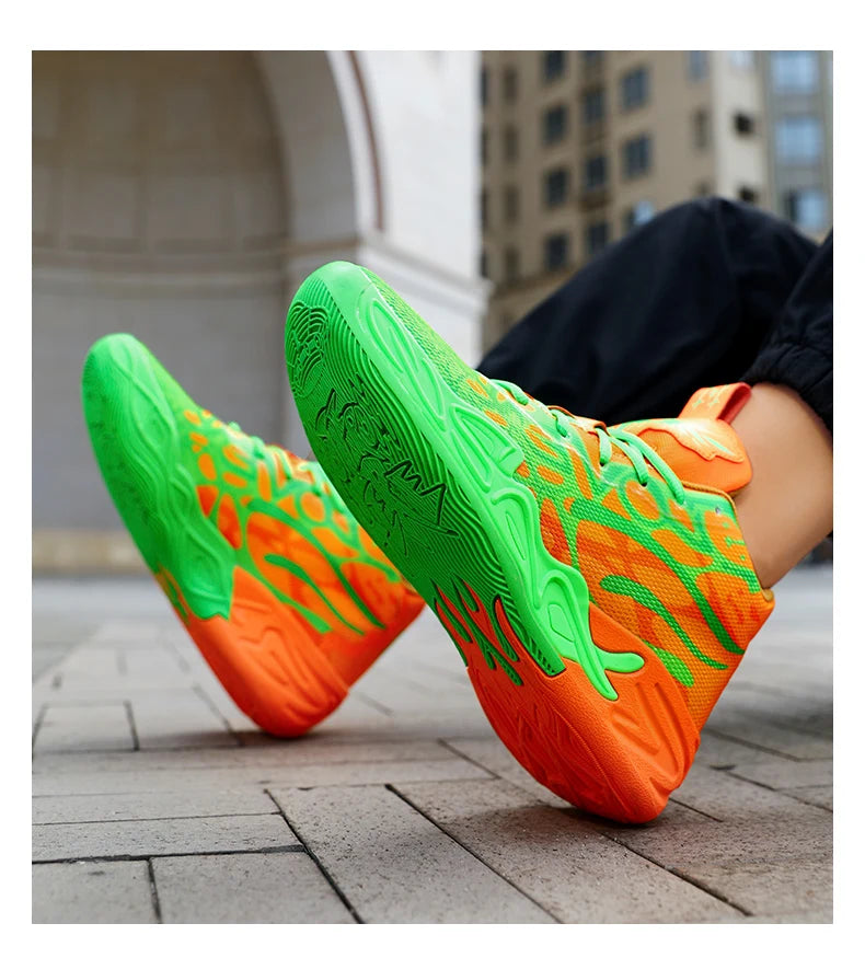 739 High Quality Mens Basketball Sneakers Breathable Cushioning Training Sports Shoes Youth Gym ForMotion Basketball Shoes 35-45
