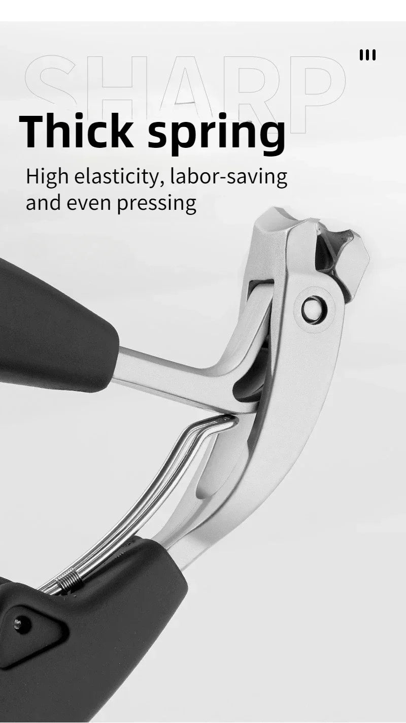 Nail Care Kit for Ingrown & Thick Toenails - Heavy-Duty Clippers Set with Nail File, Cuticle Nippers, and Grooming Tools