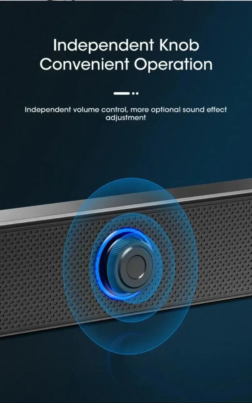 Bluetooth Long Wired Small Speaker Double Speakers High Volume Computer Mobile Phone Home TV Notebook Multimedia Desktop Speaker