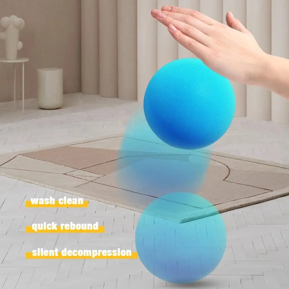 Silent Basketball Foam Basketball Indoor Training Ball Uncoated Low Noise Basketball Training for Kids Various Indoor Activities
