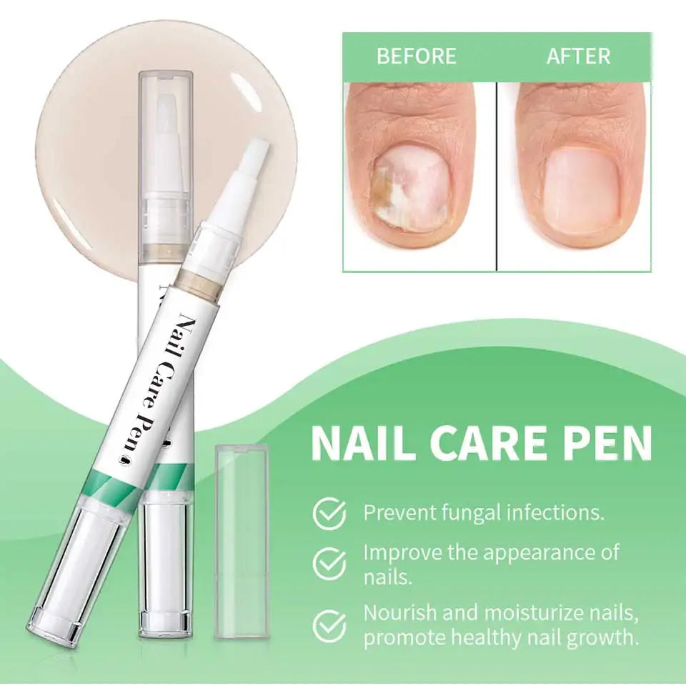 1/2pc Nail Care Mild Ingredients Prevent Damaged Nail Bed Treat Onychomycosis Nail Repair Pen For Nail Beauty Health Care Tool