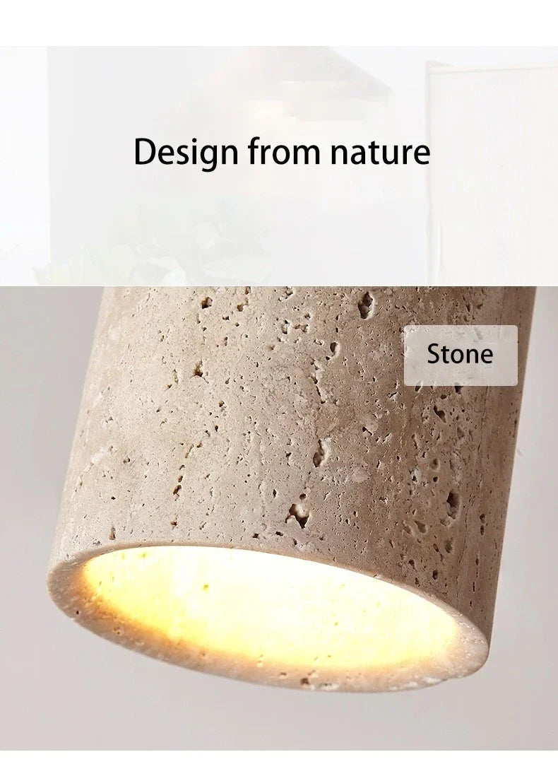 Modern Stone Travertine Ceiling Lamp Bedroom Corridor Flush Mounted Foyer Hallway Staircase Indoor Lighting Fixture Decoration