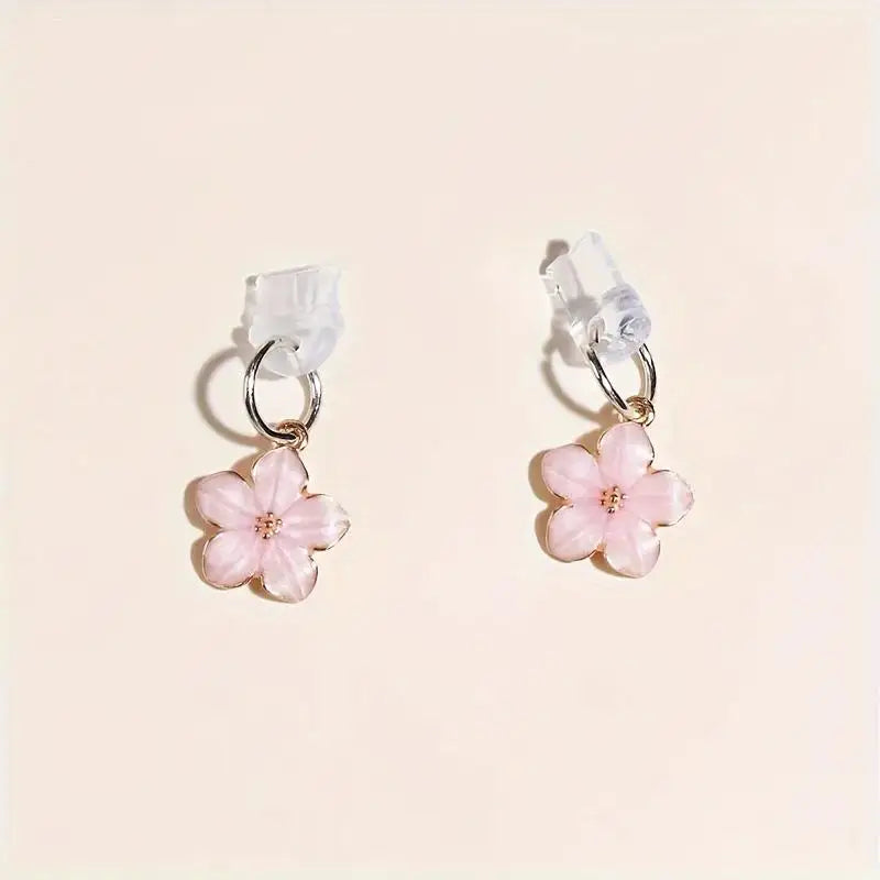 Sakura Flowers Phone Dust Plug Accessories Decoration Hanging Pendant For Phone Charging Port