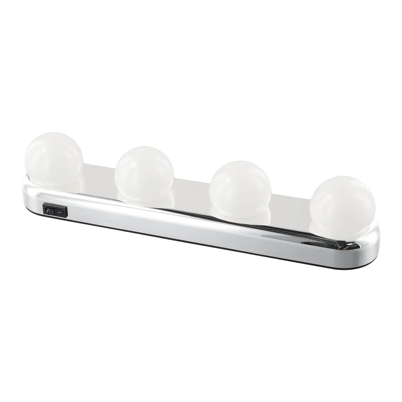 Vanity Lights For Mirror Lighted Makeup Vanity Mirror Dimmable Lights 4 LED Lamps Suction-Cup Mounting Bathroom For Tabletop