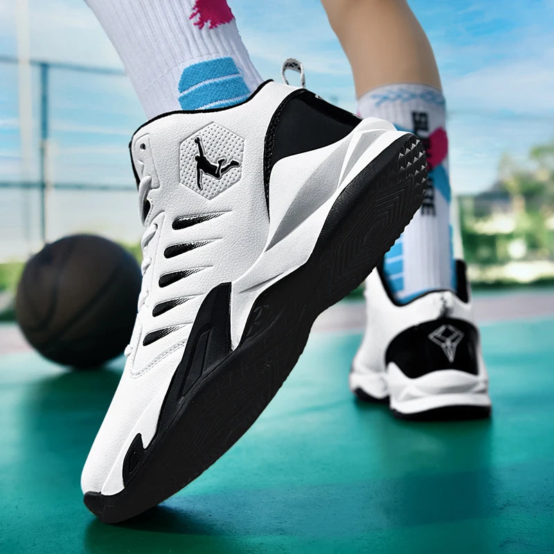 Outdoor Soft Men's Basketball Shoes Comfortable Breathable Man Sneakers Fashion Lightweight Male Cushioning Non-slip Sport Shoes