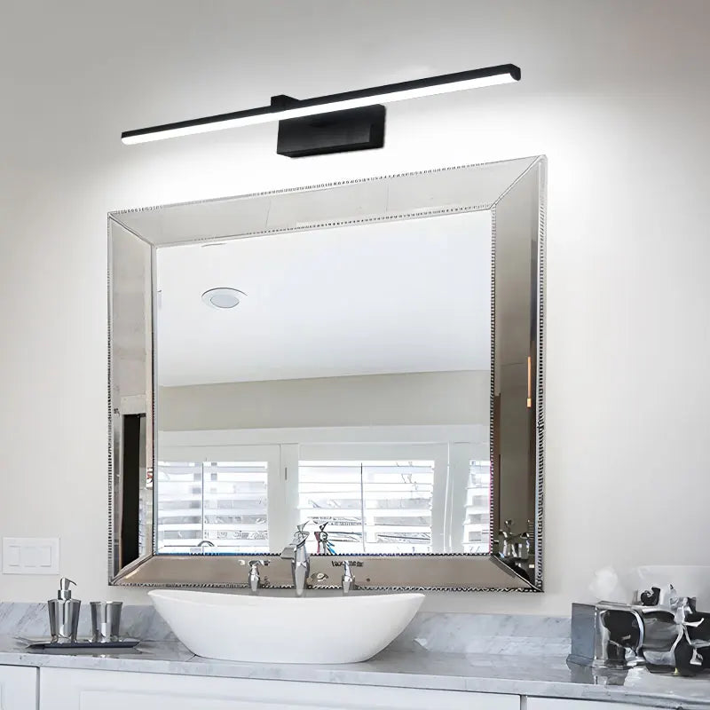 Indoor LED Vanity Lights for Mirror Hardwired 40/60cm Black LED Wall Lights Wall Lamps for Bathroom Picture Lights for Wall