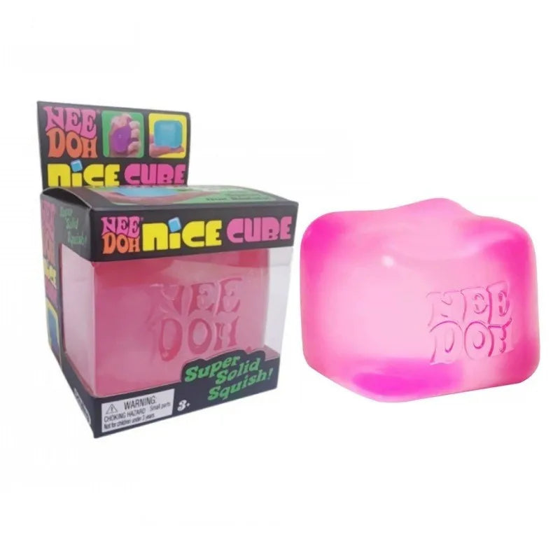 NeeDoh Nice Cube Sensory Stress Reliever Fidget Toy for Kids & Adults