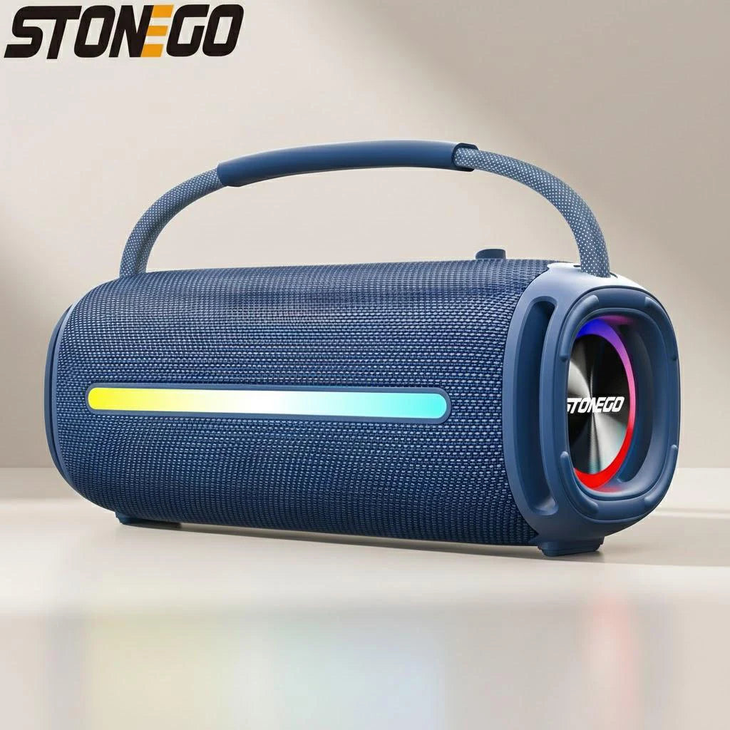 Portable Bluetooth 5.3 Speaker RGB Lantern Waterproof IPX6 High Power Audio Outdoor Wireless Speaker