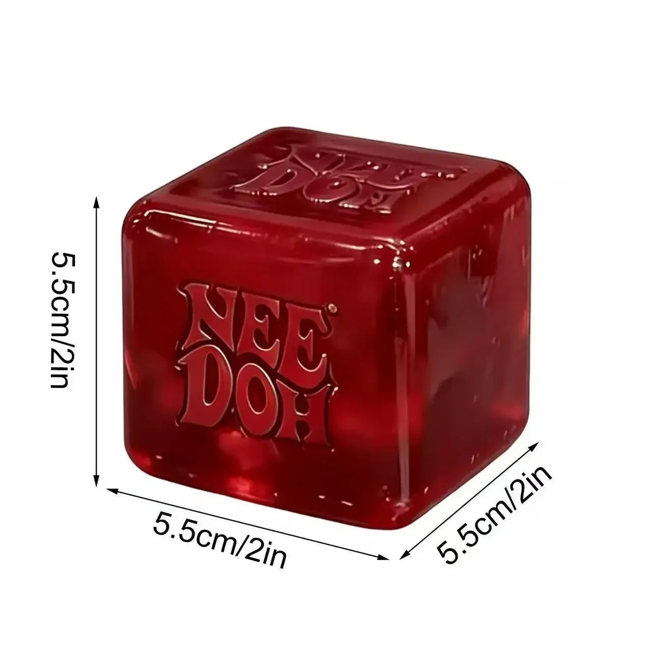 NeeDoh  Trending Jellyfish & Cube Squish Toy, Soft Jelly Squeeze Stress Relief Fidget Toy, Sensory NeeDoh for Kids & Adults