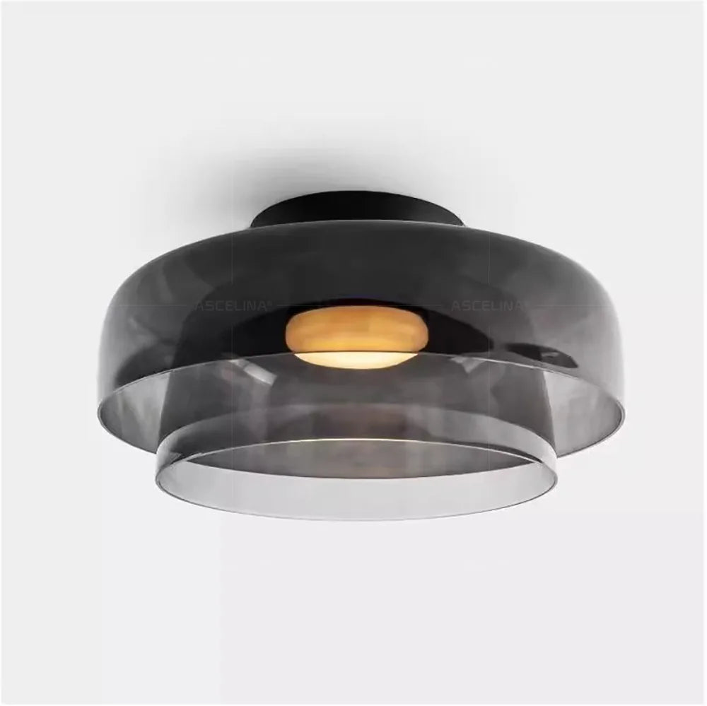 LEVELS Glass Ceiling Lamp Bedroom led Medieval Colourful lamps for Restaurant Creative Dining Room bedroom Balcony hallway Lamps