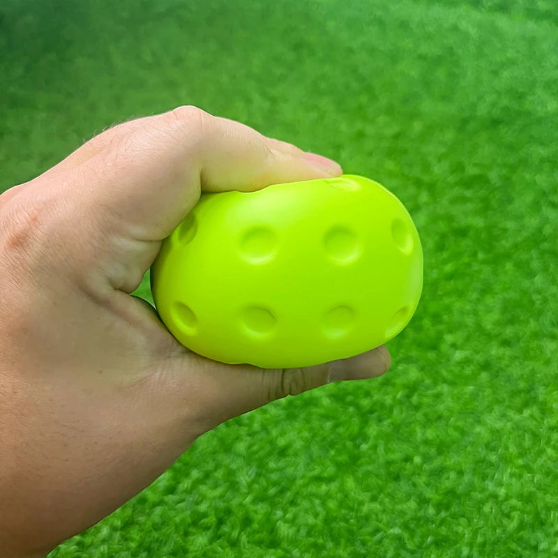 Silent & Sturdy Indoor Pickleball Balls, 1/3pcs, 74mm, PU Foam, Suitable for Practice and Tournaments