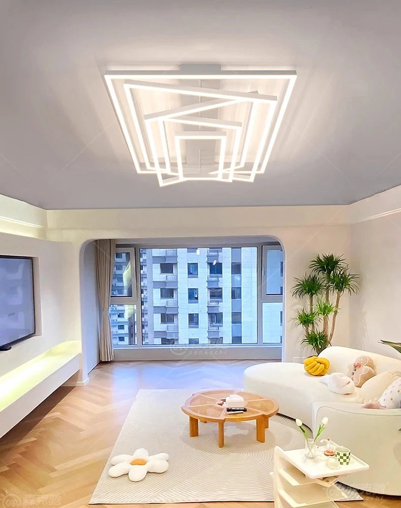 Nordic home decoration salon bedroom decor smart led lamp lights for room dimmable Ceiling light lamparas indoor lighting
