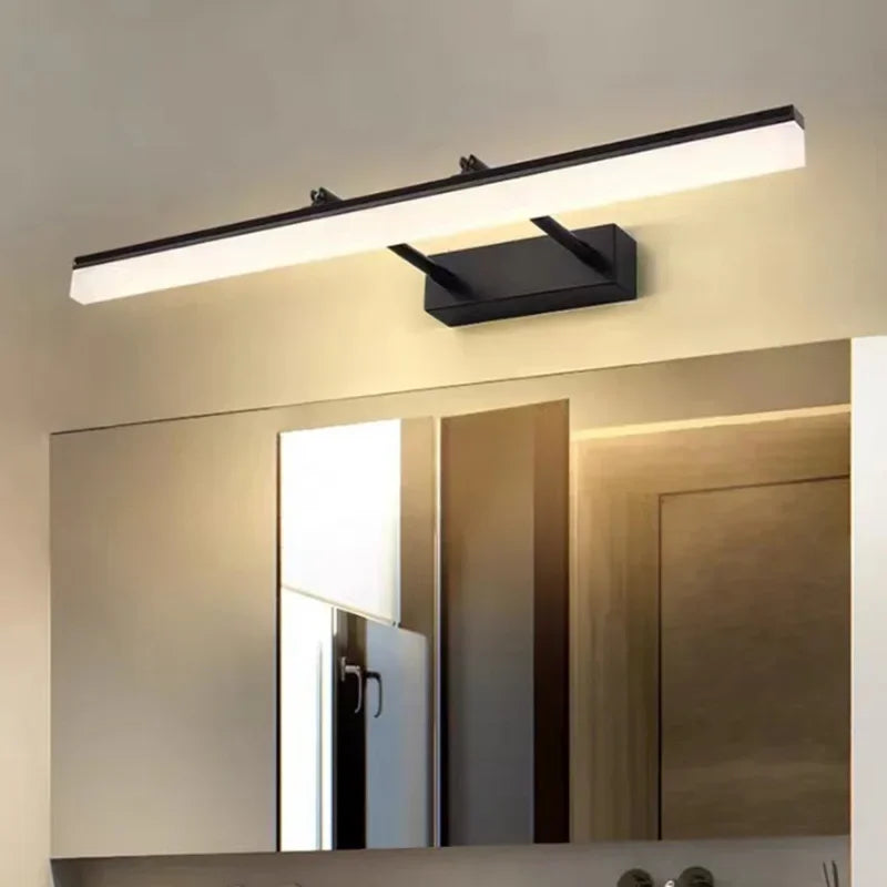 Bathroom Mirror Front Wall Lamp Waterproof Anti-fog Retractable Sconce Wall Light Makeup Mirror Wall Lights