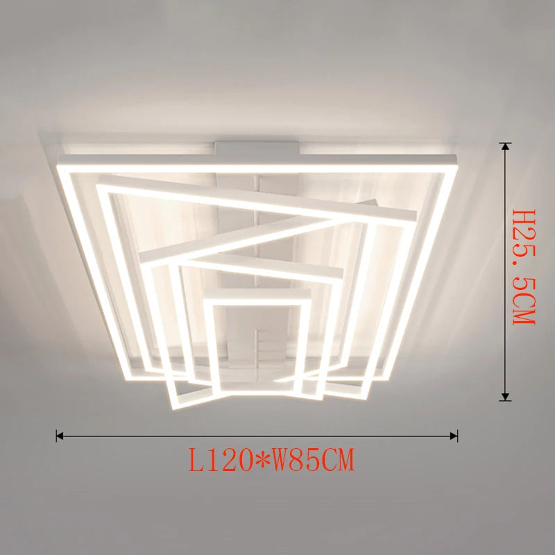 Nordic home decoration salon bedroom decor smart led lamp lights for room dimmable Ceiling light lamparas indoor lighting