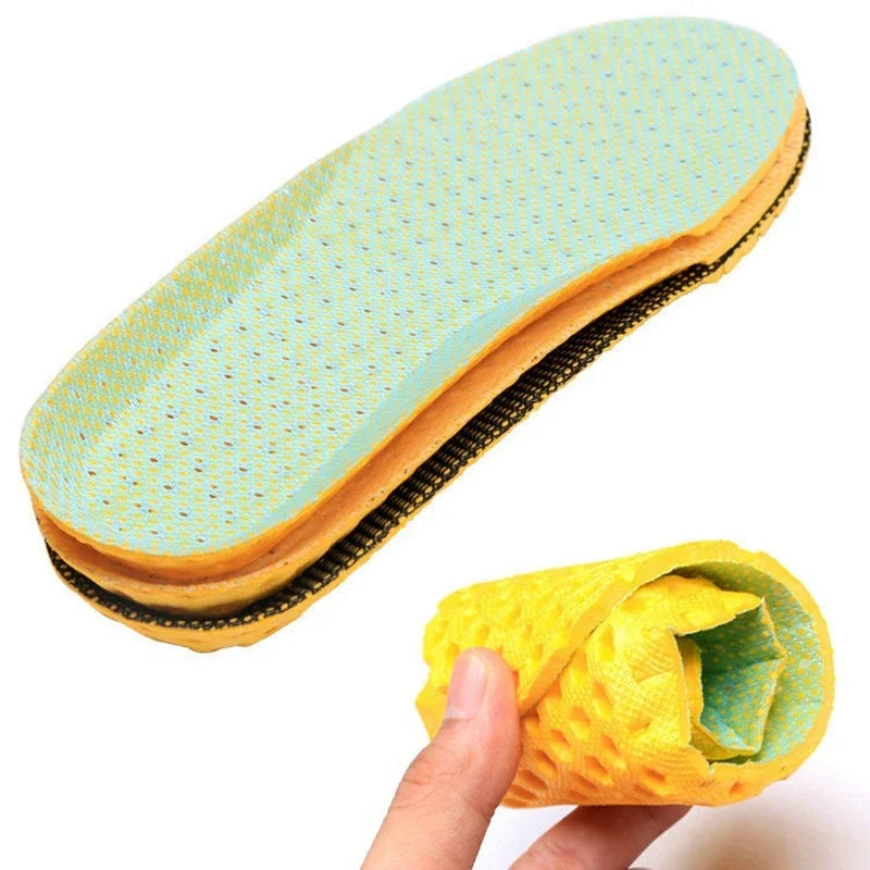 Memory Foam Insoles for Sneakers Honeycomb Breathable Insole Sports Shoe Pad Inserts Orthopedics Flat Feet Pads for Woman Man