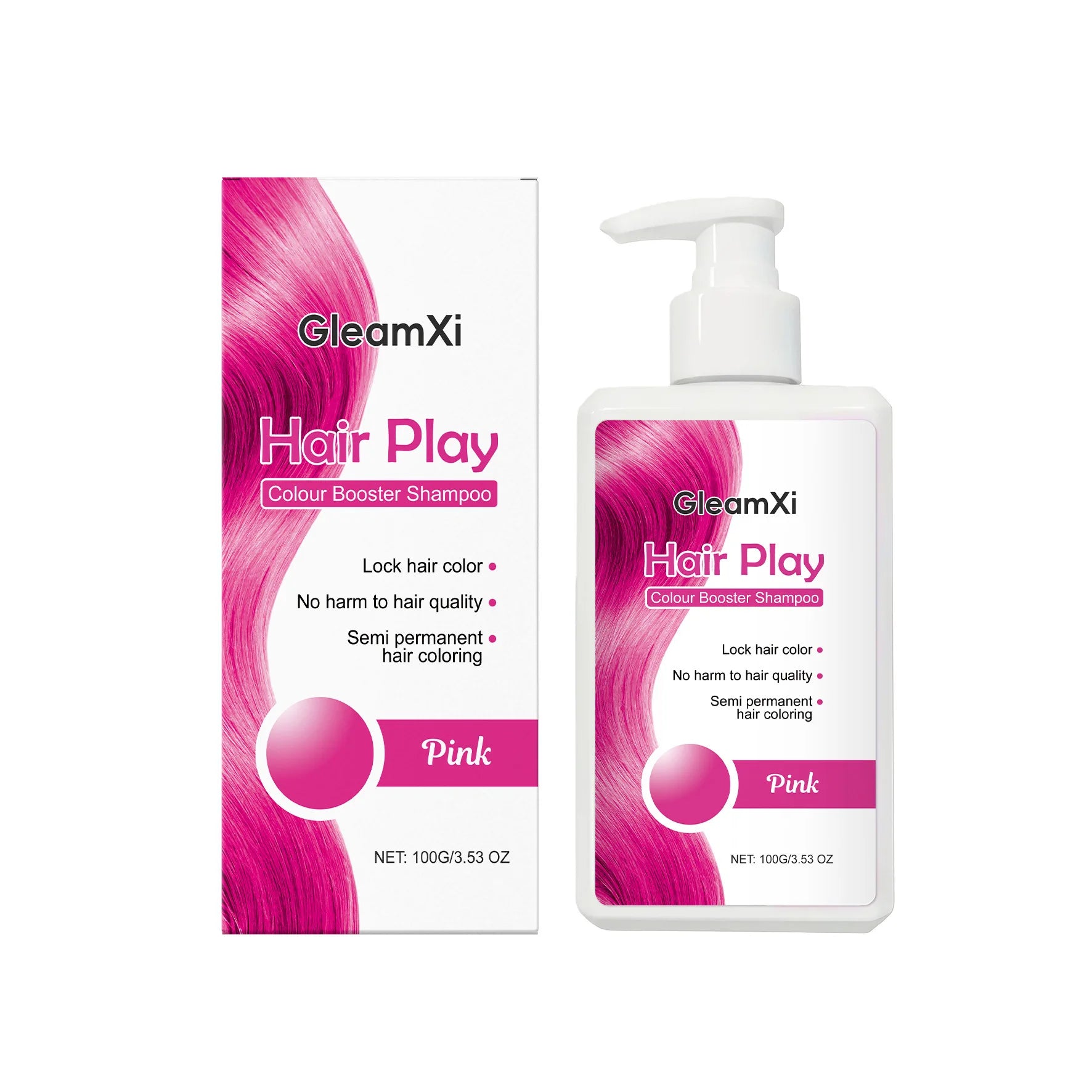 Hair Care Shampoo Series - Color Locking, Moisturizing, Smoothing, Lightweight & Even Coloring for Trendy Styles