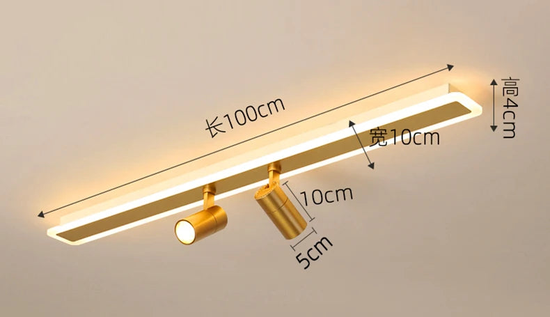 Nordic home decoration salon bedroom Spotlights smart led lamp lights for room dimmable Ceiling light lamparas indoor lighting