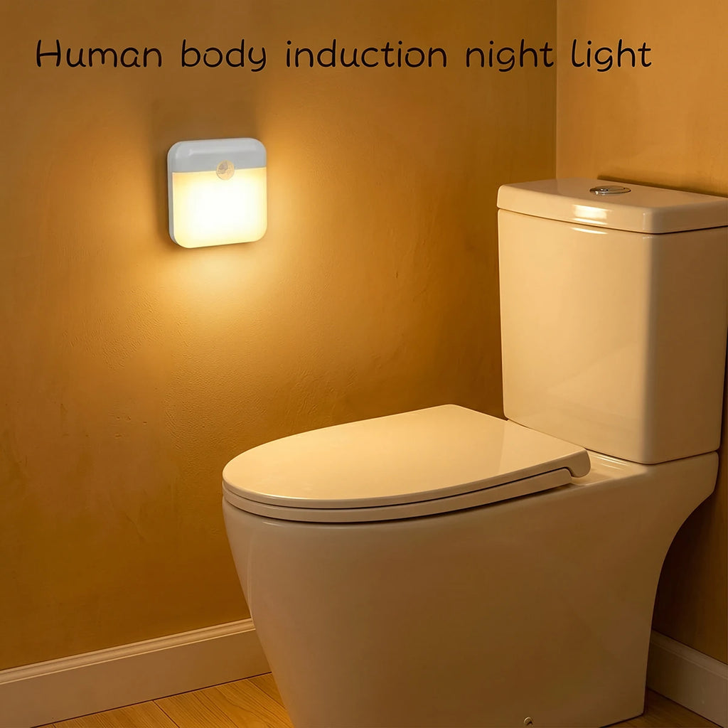 Motion Sensor  LED Wall Lamp USB Rechargeable Night Lamp Human Inductor Light for Bedroom Kitchen Stair Bathroom Wardrobe Closet