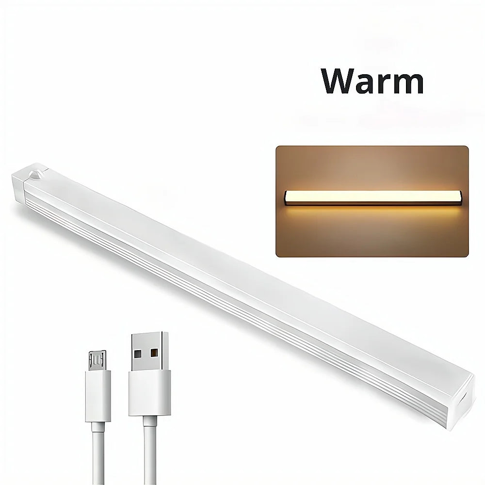 Motion Sensor Night Lights Wireless LED Lamp USB Rechargeable Magnetic For Wardrobe Room Closet Kitchen Aisle lighting Detector
