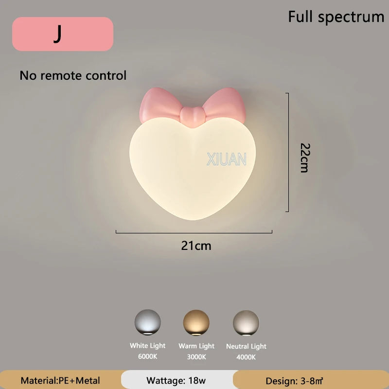 Modern Cute Cartoon LED Wall Lamps Art Creative Animals Balloons Lights for Chidren's Bedroom Living Room Home Decor Chandeliers