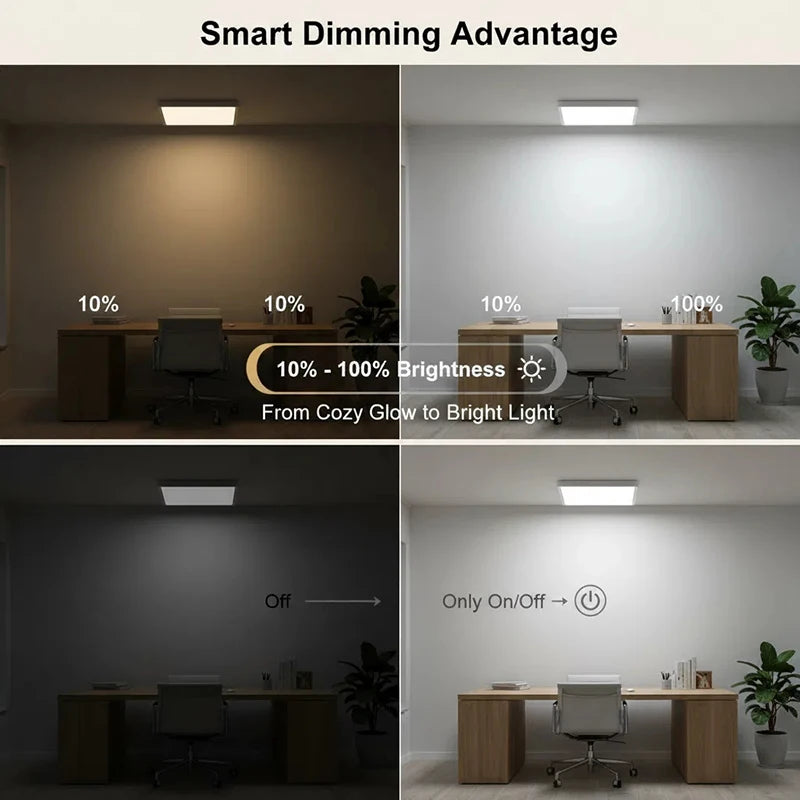23/30cm Modern LED Ceiling Light Waterproof Dustproof Triple Proof for Kitchen Bedroom Bathroom Living Room Indoor Home Lighting