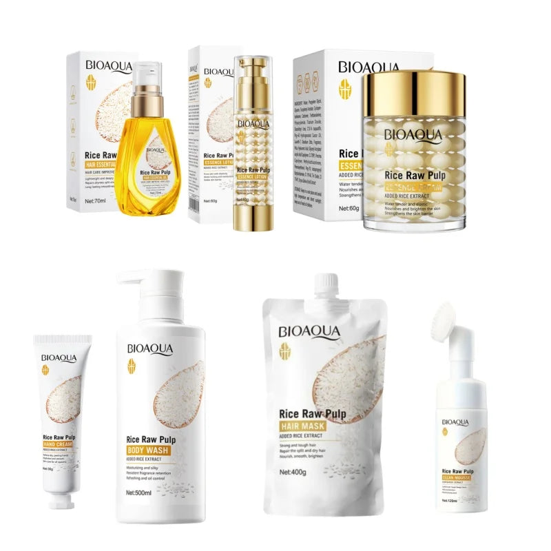 Rice Care and Grooming Product Series, Cleansing and Moisturizing, Hair Care and Nourishment, Various Specifications to Choose from