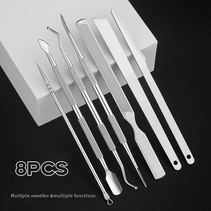 Foot Care Kit Callus Remover File Dead Skin Shaver Cuticle Pusher Pedicure Tools for Hard Tough Skin Beauty Health