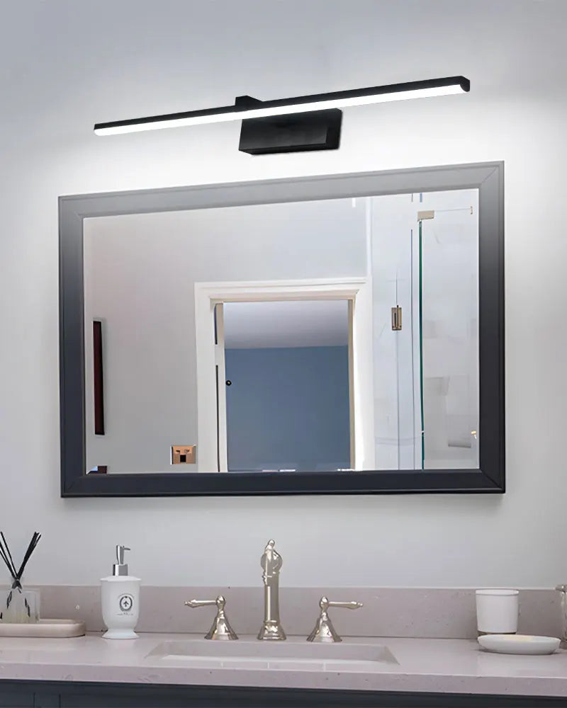 Indoor LED Vanity Lights for Mirror Hardwired 40/60cm Black LED Wall Lights Wall Lamps for Bathroom Picture Lights for Wall