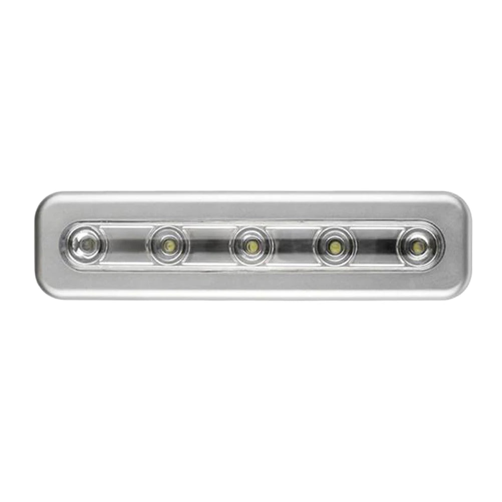 Motion Sensor Light 5 Led Bright Lamp For Closet Cabinet Wardrobe Stairs Under Shelf Operated Cordless