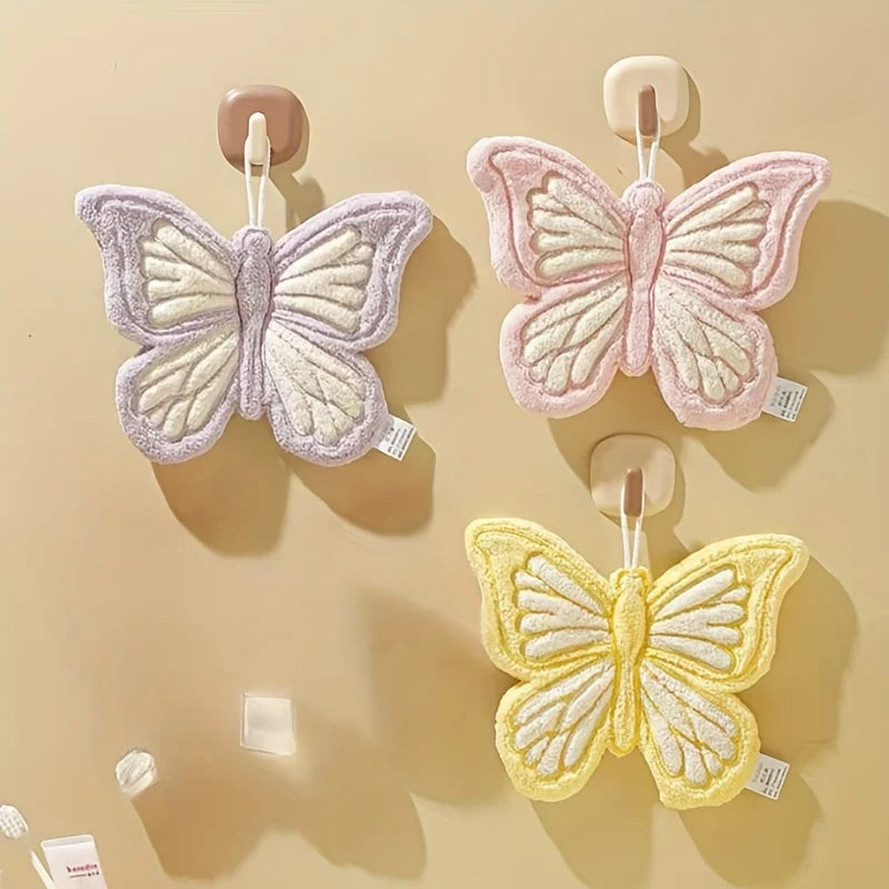 "Beauty" must be translated as "appearance value"   Original: Hanging Coral Fleece Butterfly High-Appearance Cartoon Thickened S