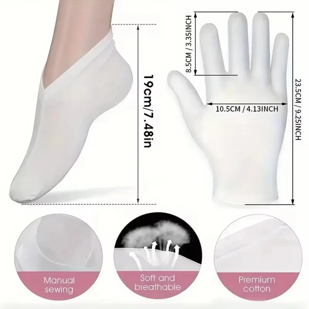 Foot Care Tools Touch Screen Moisturizing Gloves Moisturizing Socks Hand Spa Exfoliating Cracked Dead Skin Remover Treatment