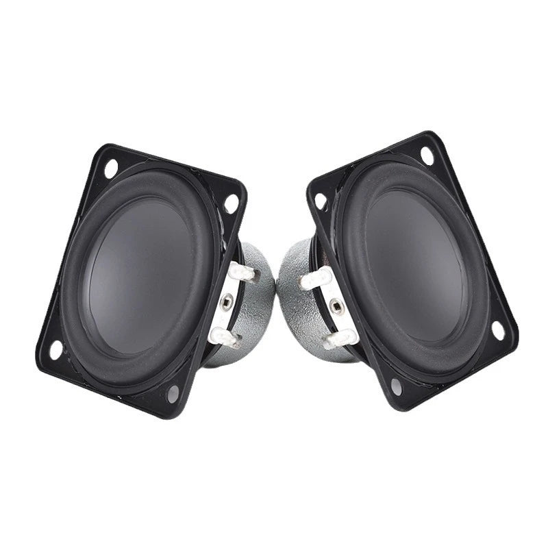 Bluetooth Speaker 2in Square Shaped, Rubber-Edged, 20-Core, 4Ω, 10W, Neodymium Iron Boron Internal Dual Magnet, IPX5 Waterproof