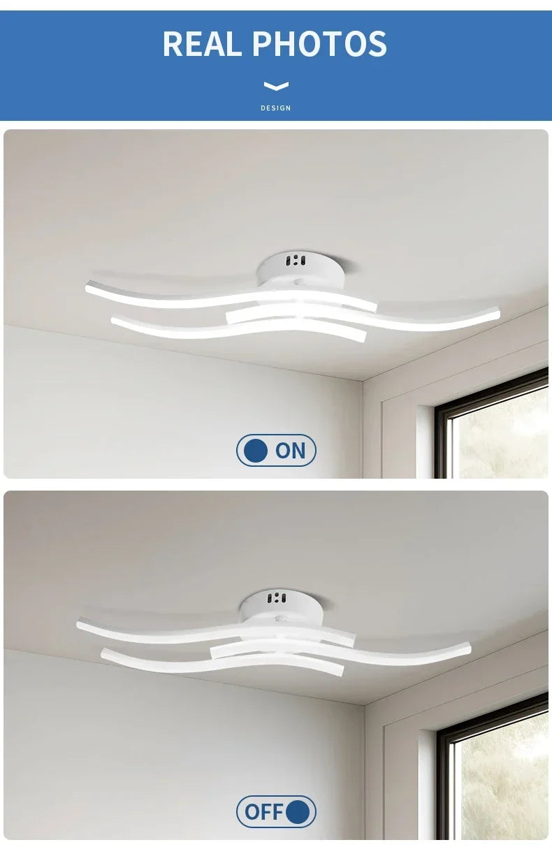 LED Ceiling Ceiling Ceiling Light, Dimming Light, Living Room, Bedroom, Dining Room, Corridor, Indoor Home Decoration Lighting