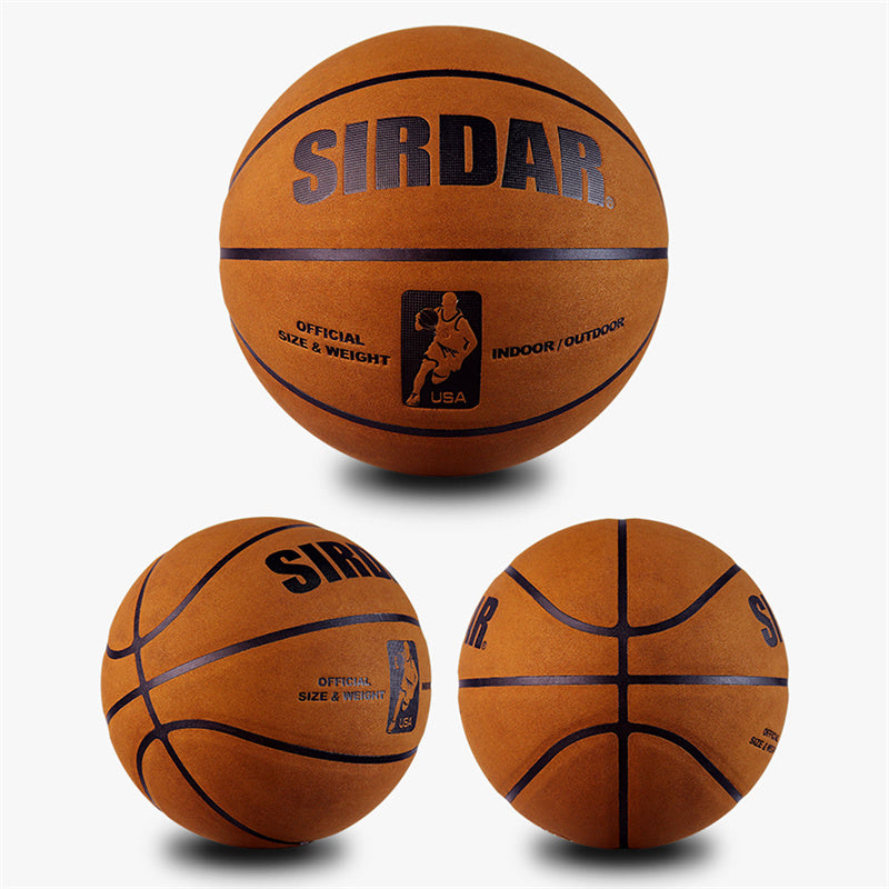 Soft Microfiber Basketball Size 7 Wear-Resistant Anti-Slip Anti-Friction Outdoor Indoor Professional Basketball