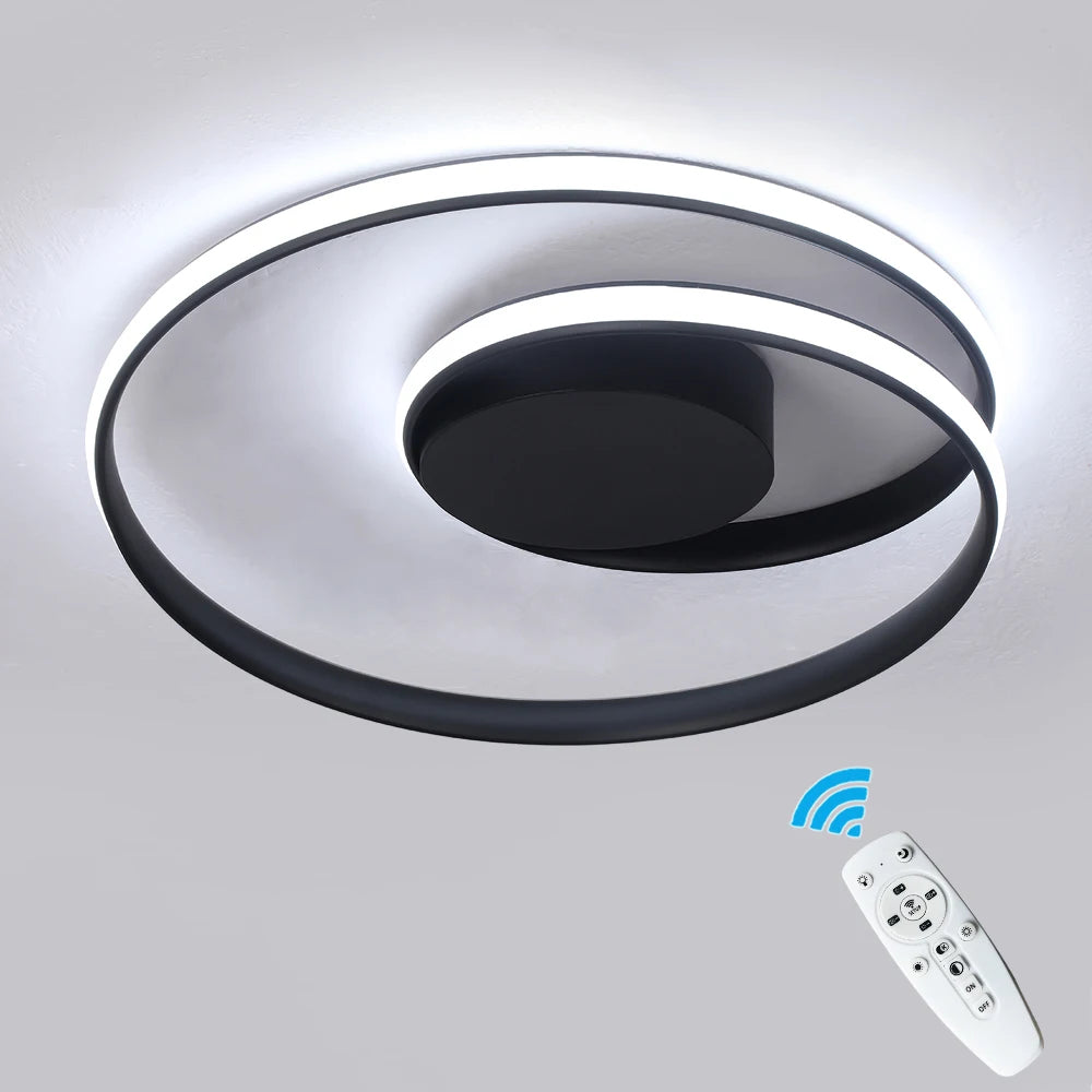 Modern Ceiling Light LED Chandelier Lamp Luminaire Living Dining Room Lighting Acrylic Surface Mounted Home Decor Indoor Fixture