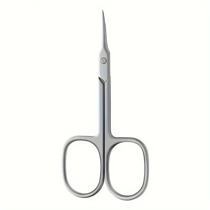 Dead Skin Remover Stainless Steel Curved Tip Thin Blade Cuticle Scissors Nail Clippers Trimmer Manicure Tools Eyebrow Tools