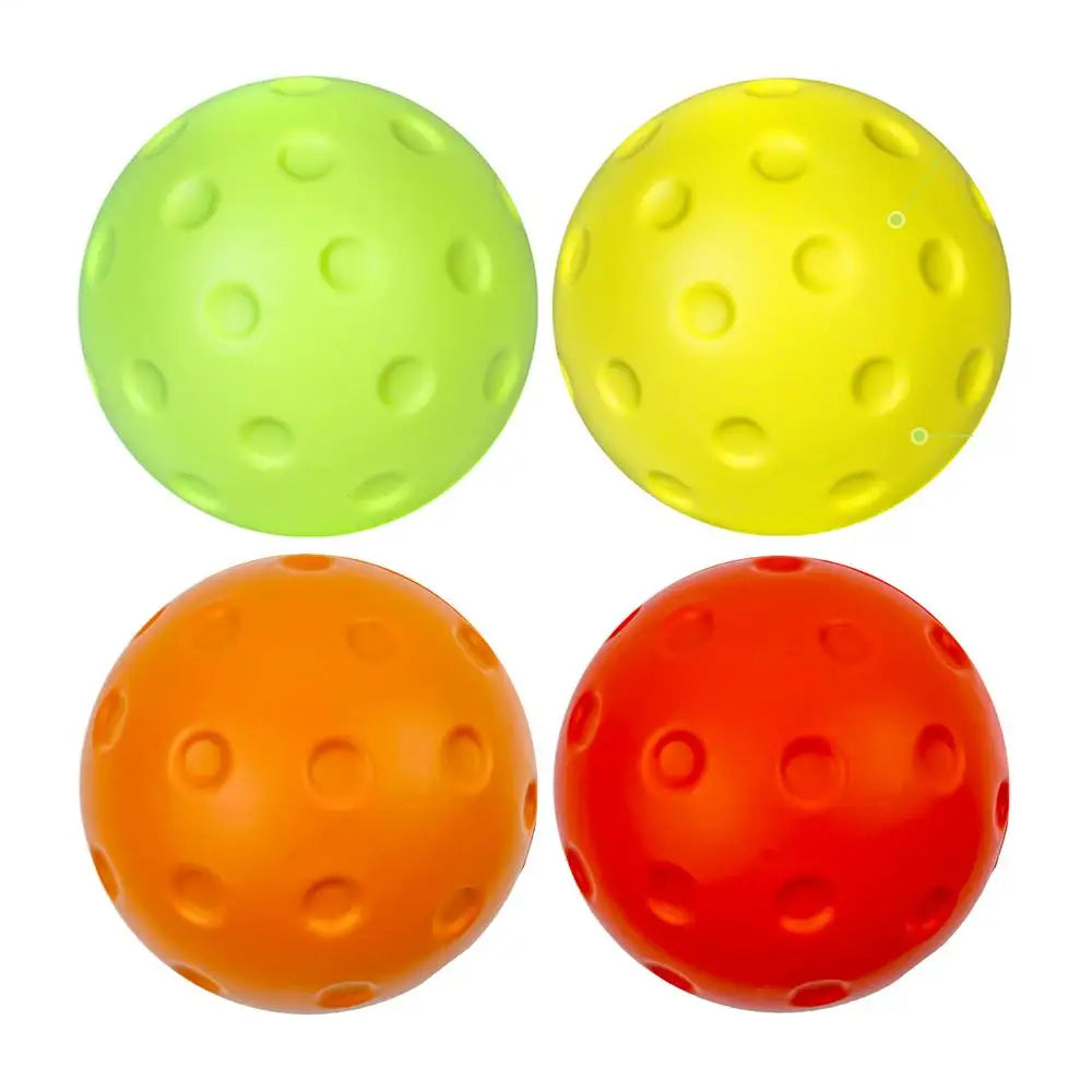 Quiet Foam Pickleballs for Indoor Outdoor Practice Pickleball Balls with Exact Real Ball Bounce Silent Pickleball Practice Ball