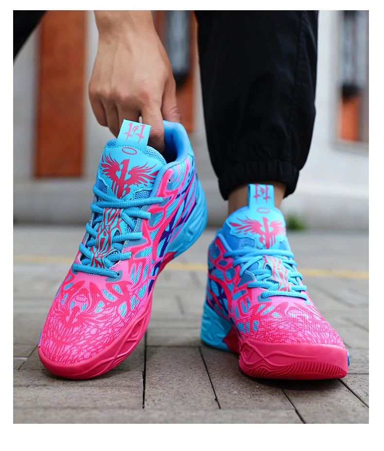 739 High Quality Mens Basketball Sneakers Breathable Cushioning Training Sports Shoes Youth Gym ForMotion Basketball Shoes 35-45