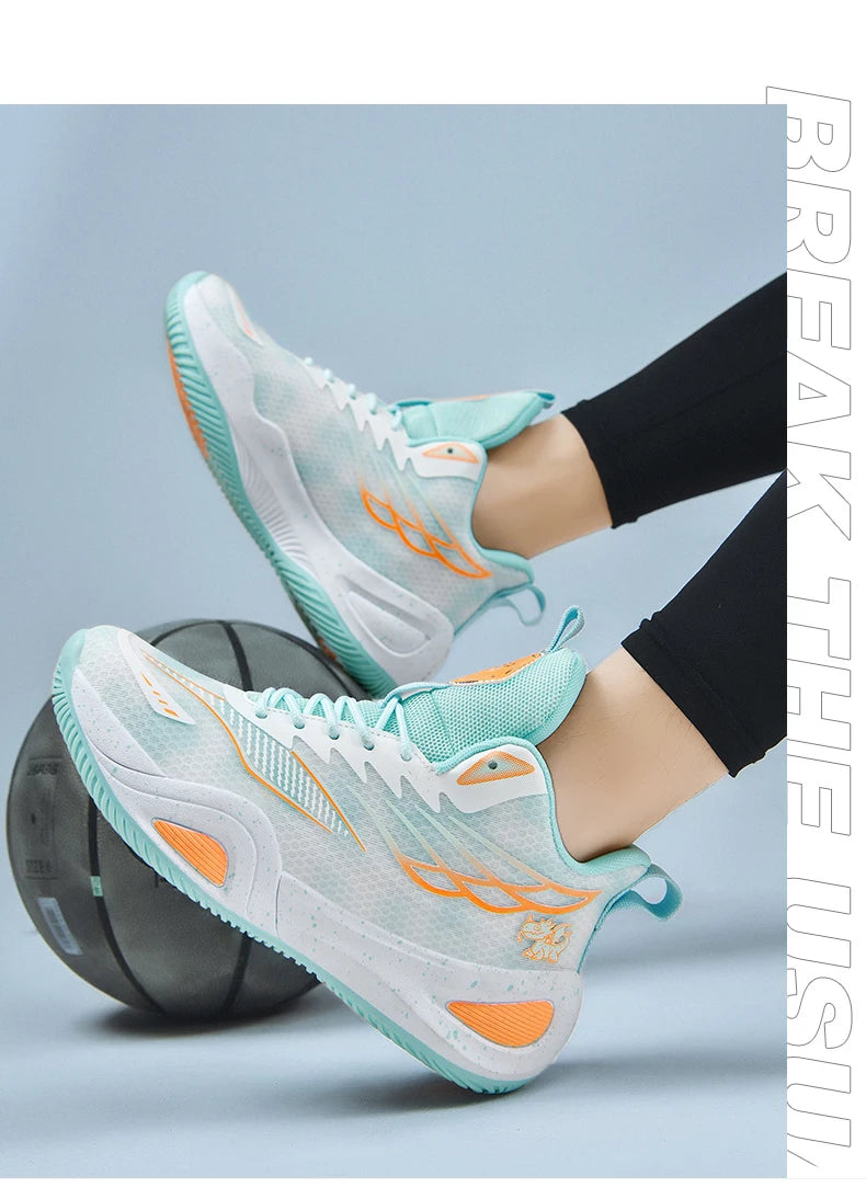 Men's Training Basketball Shoes Anti Slip Durable Cushion Lightweight Breathable Sneakers Outdoor Indoor Athletic Sport Shoes