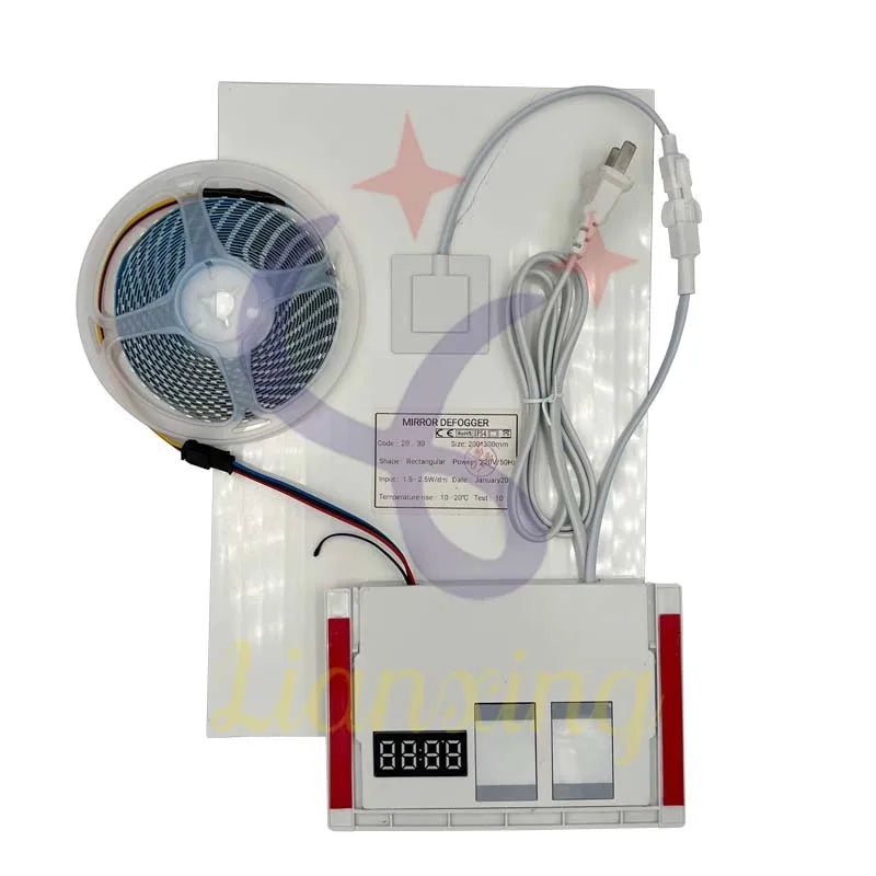 Strip light controller smart switch touch mirror dimmer 12W smart  touch sensor switch with Anti fog dual Touch Bathroom Mirror