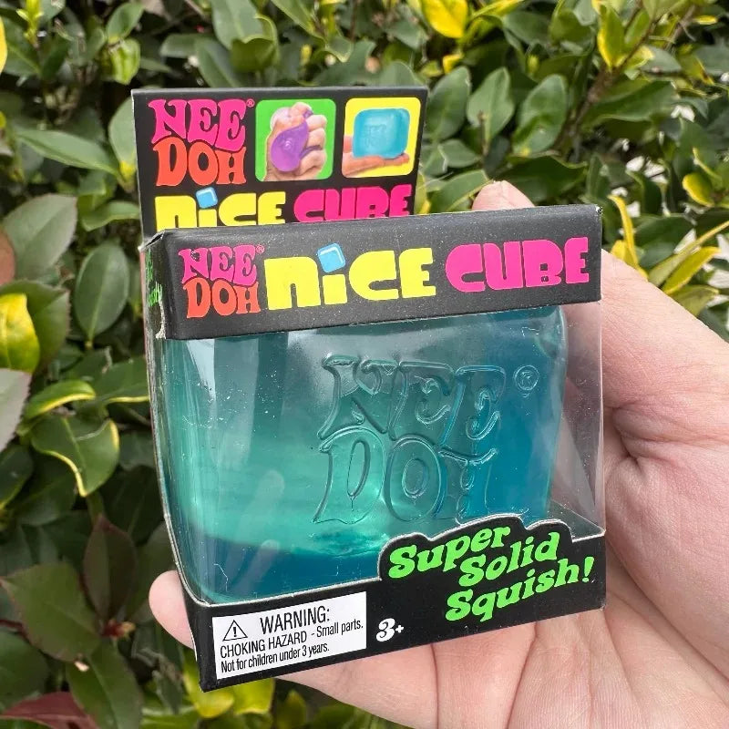 NeeDoh Nice Cube Firm Slow-Rise Sensory Fidget - Desk Stress Ball