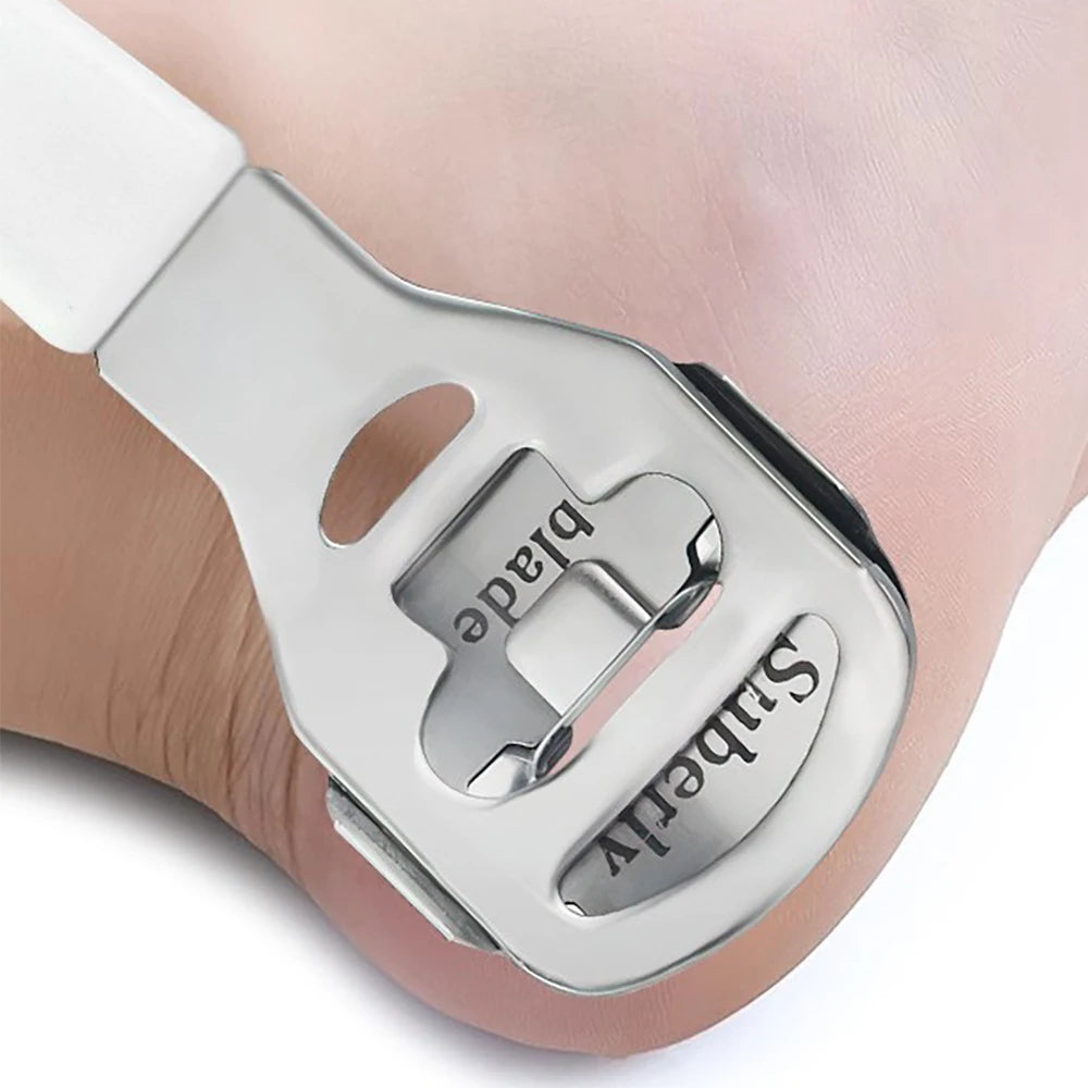 Pedicure Tools Set - Stainless Steel Callus Remover, Foot Rasp & Dead Skin Knife, Salon-Grade Manicure Kit for Home/Spa