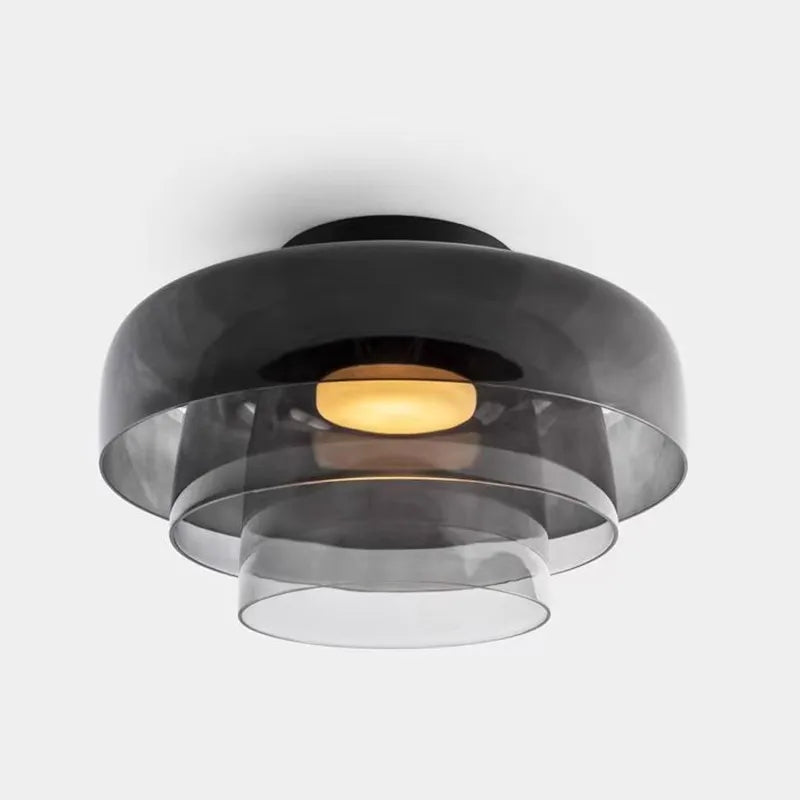 LEVELS Glass Ceiling Lamp Bedroom led Medieval Colourful lamps for Restaurant Creative Dining Room bedroom Balcony hallway Lamps