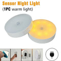 Motion Sensor Light USB Night Light LED Lamp With Switch Rechargeable Inductor Lights For Kitchen Stairs Hallway Closet Bedroom