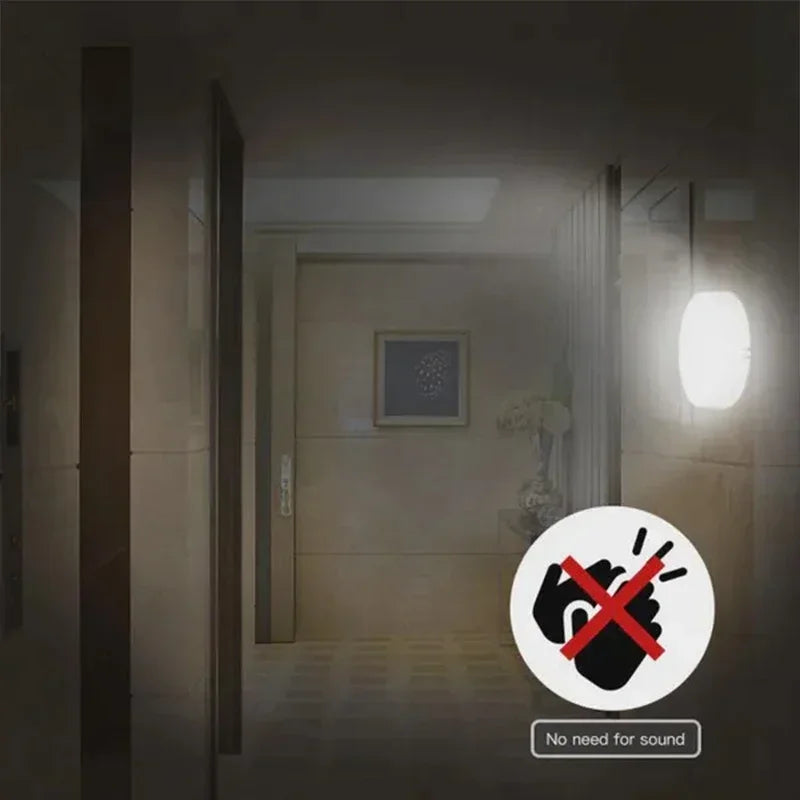 Motion Sensor LED Night Light USB Rechargeable Night Lamp For Kitchen Cabinet Wardrobe Lamp Staircase Wireless LED Closet Light