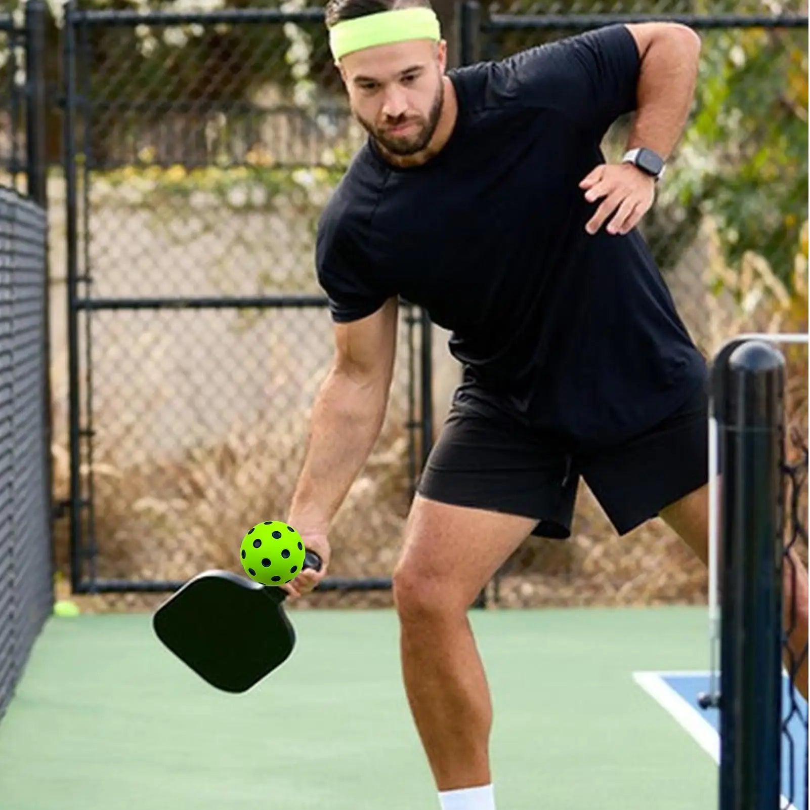 Foam Balls For Pickleball Practice Quiets Bounce Ball Pickleball Soft Safety Pickleball Accessories Ball Noiseless For Training
