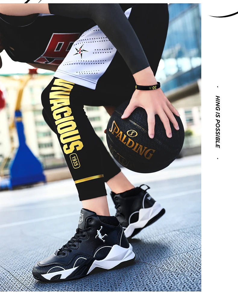 Kids Boy Breathable Basketball Woman Training Sneakers Zapatillas Men's Basketball Shoes High Top Basketball Shoes Outdoor 2025